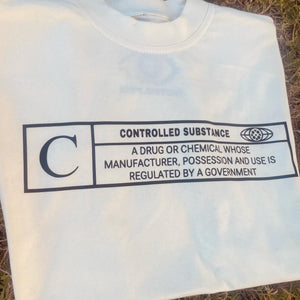 CONTROLLED SUBSTANCE OVERSIZED TEE