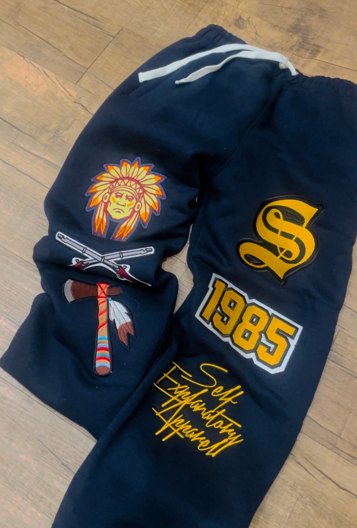 VINTAGE RUGBY PATCHWORK SWEATS